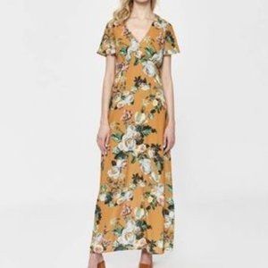 Farrow Maxi Dress | Size S | Yellow Floral